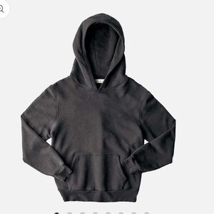 Imogene + Willie Wakefield Hoodie Black Hemp Cotton USA Made, Small